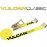 Rs330f15-2p Vulcan Classic Ratchet Strap With Flat Hooks Safe Working Load