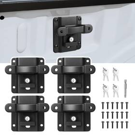 Rvgolf Rv00119 4pcs Tie Down Anchors Fit 15-26 F150 F250 F350 Black