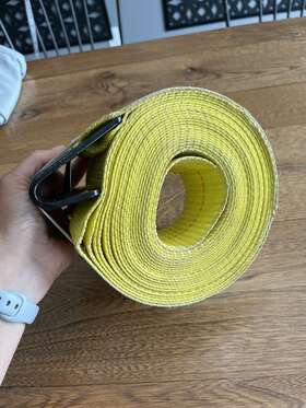 214-30kp S Line Winch Strap With Flat Hook 5000 Lbs 3 Inch X 30 Ft - New/read