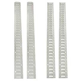 Fs2184300sr Silscvtt 4 Pcs 5 Ft Silver E Track Rails Kit Zinc Coated Fit For Secure Loads Transport