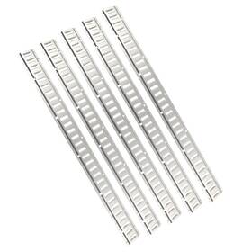 Fs2184350sr Silscvtt 5 Piece 5ft Galvanized E Track Rail Set Silver Finish Fit For Rvs Campers Trucks