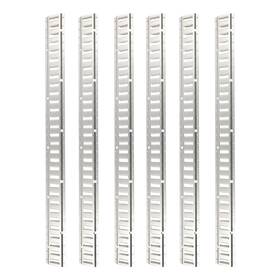 Fs2184400sr Silscvtt 6 Pcs 5 Ft Silver E Track Rails Kit Zinc Coated Fit For Secure Loads Transport