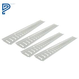 Po1091825lt Silscvtt Galvanized Steel 4 Pack 4ft E Track Tie Down Rail Kit For Garages Vans Trailers