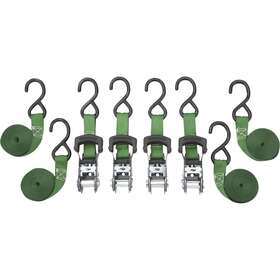 Smartstraps 875195001565 4-pk. 14ft. Padded Ratchet Straps 500-lb. Working Load 1500-lb