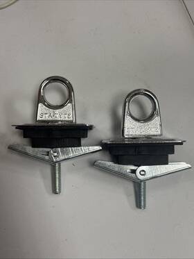 T-202 Sta-tyte B Anchor Points Toggle Bolt 3/8 Inch Chrome 3 1/4 X 2 Set