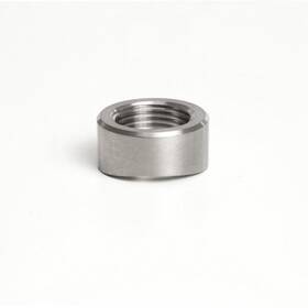 604-00100-5000 Stainless Bros M18x1.5 O2 Sensor Bung 2.75in To 5in Tubing