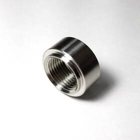 604-00100-8000 Stainless Bros M18x1.5 O2 Sensor Bung Step Type Performance Part