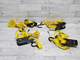 S9500 Stanley 1 Inch X 10ft Ratchet Straps - 300 Lb Working Load/900 Break Strength -4pk