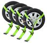 Tdk-rg-2004 Mytee Products Auto Tie Down Straps Snap Hook Hiigh Visibility