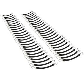 1001960050 The Rop Shop Pack Of 50 9 Inch Black Rubber Tarp Strap Elasticity Elastic Epdm For Secure Cargo
