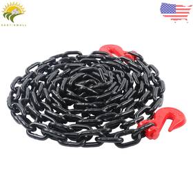 Esl1933605 Thomletha G80 Chain 5/16 Inch X 14ft G70 Hook 4900lbs Working Load Black/red Transport Bundle