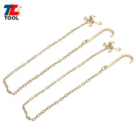 Tl8824726 Tool Library 2 Pack 4700lbs With 15 Inch Jrt Hook G70 Grab 5/16 8ft J Chain G80 Tow