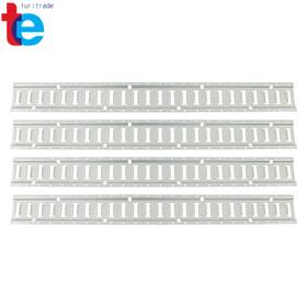 Tr87346 Turitrade 4 Pack 4ft E Track Tie Down Rail Kit Galvanized Steel For Motorcycle Downs