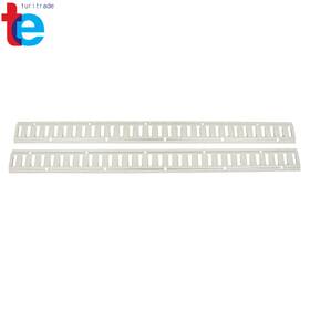 Tr87368 Turitrade 2pc 5ft E-track Tie-down Rail For Truck Trailer Cargo Van Utility Silver