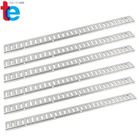 Tr87376 Turitrade For Trailer Truck Van Galvanized Steel 6 Pack 5ft E Track Tie Down Rail Kit