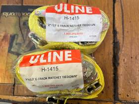 H-1415 Uline 2 Inch X12 Ratchet Straps Spring E-track Cargo New In Wraper