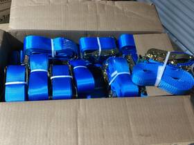 5320sef-blu Us Cargo Control Case Of 23 E-track Ratchet Straps 2in X 20ft Pn