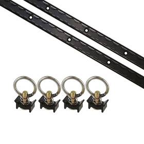 Apk6bl Us Cargo Control L Track Tie Down System 2 Tracks 4 Fittings Black