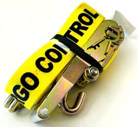 5018wh-y Uscc The Us Cargo Control 2-inch Yellow Ratchet Strap