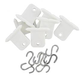 A77045 Valterra Awning Hanger Use With Utility Roller Bar Set Of 6 White