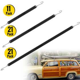Pbtcfsd1510pcgana Vevor 53 Pack Tarp Straps Rubber Tie Down 11-9 Inch /21-15 /21-21 With S Hooks