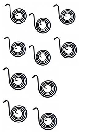 Ksc-004 Vital All-terrain 10 Universal Spiral Torsion Flat Spring For Mountain Tarp K1099 Dump Truck