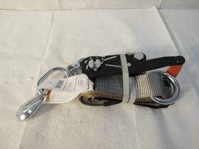 Th011-ss Vulcan Silver Tie Down Ratchet Strap With Chain Tail Working Load 3300lb
