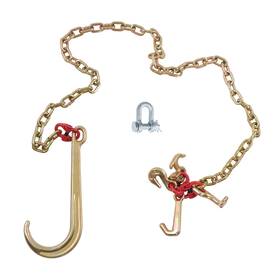 Wa5263236ur Waltvotur J Hook Chain 5/16 Inch 6ft Tow Transport G80 5400lbs With 15 Jrt Grab