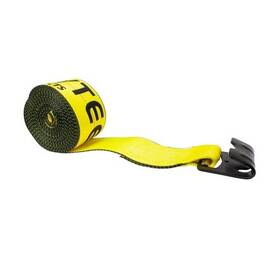 Cs01-0050 World American Winch Strap 4 Inch X 27ft Yellow With Flat Hook