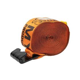 Cs01-0053 World American Winch Strap 4 Inch X 30ft Orange High Abrasion With