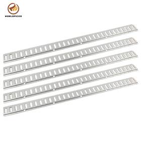 Wp7863660 Worldpicks 5 Piece 5ft Galvanized E Track Rail Set Silver Finish Fit For Rvs Campers Trucks