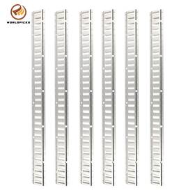 Wp7863840 Worldpicks 5ft E Track Tie Down Rail 6 Pieces Silver Galvanized Universal Cargo