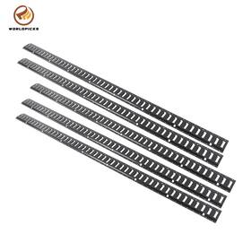 Wp7870140 Worldpicks 5 Pcs 8ft Black E Track Rails Kit Matte Finish For Extended Cargo Transport Steel