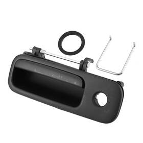 X Autohaux A23030100ux0199 Car Rear Door Liftgate Latch Tailgate Handle Replacement For Black