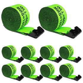 X-bull Usam-xbtsgr004 Truck Straps 4 30 Heavy Duty Tie Down 000lbs Green Pack X-bull