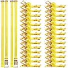 Uimoso 30 Pack E-track Tie Down Straps 2"X15' Ratchet 4400 Lbs. Fixed Price $140.99.