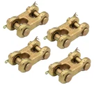 (4 Pack) G70 3/8" Chain Link Double Clevis Grade Transport. Fixed Price $31.19.