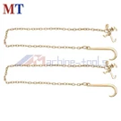 2 Pack W/ 15" Jrt Hook G70 Grab 5/16" 8' Chain G80 Tow 4700LBS. Fixed Price $67.11.