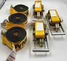 Lot Of Kinedyne 552736GRA Yellow Cargo Straps Wll 5400 LBS./2450 Kgs.. Fixed Price $241.55.