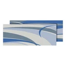 Faulkner 53013 Blue & Gray Rv Patio Mat 9'X12' Polypropylene Lbs. Fixed Price $115.18.