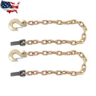 Wll G70 Hook Gold W/chain Buckle 3/8IN*3.3FT G80 Trailer Safety 25000LBS. Fixed Price $29.07.