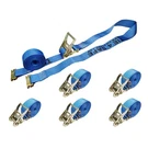 6 Pack 2" X 20' E-track Ratchet Tie Down Strap Truck Trailer Enclosed Cargo Van. Fixed Price $65.21.