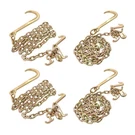 Pieces Tow Chain 5/16" 8' G80 With 15" Jrt Hook Grab 4700LBS. Fixed Price $117.37.