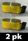 2PK Lodi Metals 3400018 Winch Strap With Flat Hook, 4" X 30' Wll 5,400 Lbs Each. Fixed Price $24.95.
