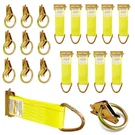 Morscan 10 Pack E-track O-rings & 2" X 6" Rope Tie-off Down Anchors,. Fixed Price $69.64.