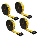 Mytee Products Pack 2 X40 Winch Straps W/flat Hook - 3333LBS Wll Yellow. Fixed Price $104.07.