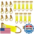 Morscan 10 Pack E-track O-rings & 2" X 6" Rope Tie-off Down Anchors,. Fixed Price $81.59.