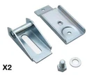 2 Piece Todco Style Top Roller Slide Plate Complete Kit Up Truck Door. Fixed Price $16.95.
