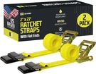 Dc Cargo Tie-down Ratchet Straps Heavy-duty Flats Hook Trailer Strap, (pack Of 2. Fixed Price $66.20.
