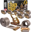 Heavy Duty Track Ratchet Straps 2"X16' (8-PACK) 4,400 Lbs Break Strength. Fixed Price $177.99.
